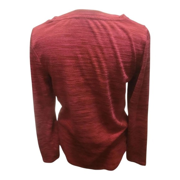 Juicy Couture red cutout long sleeve top with thumbholes - Picture 7 of 8